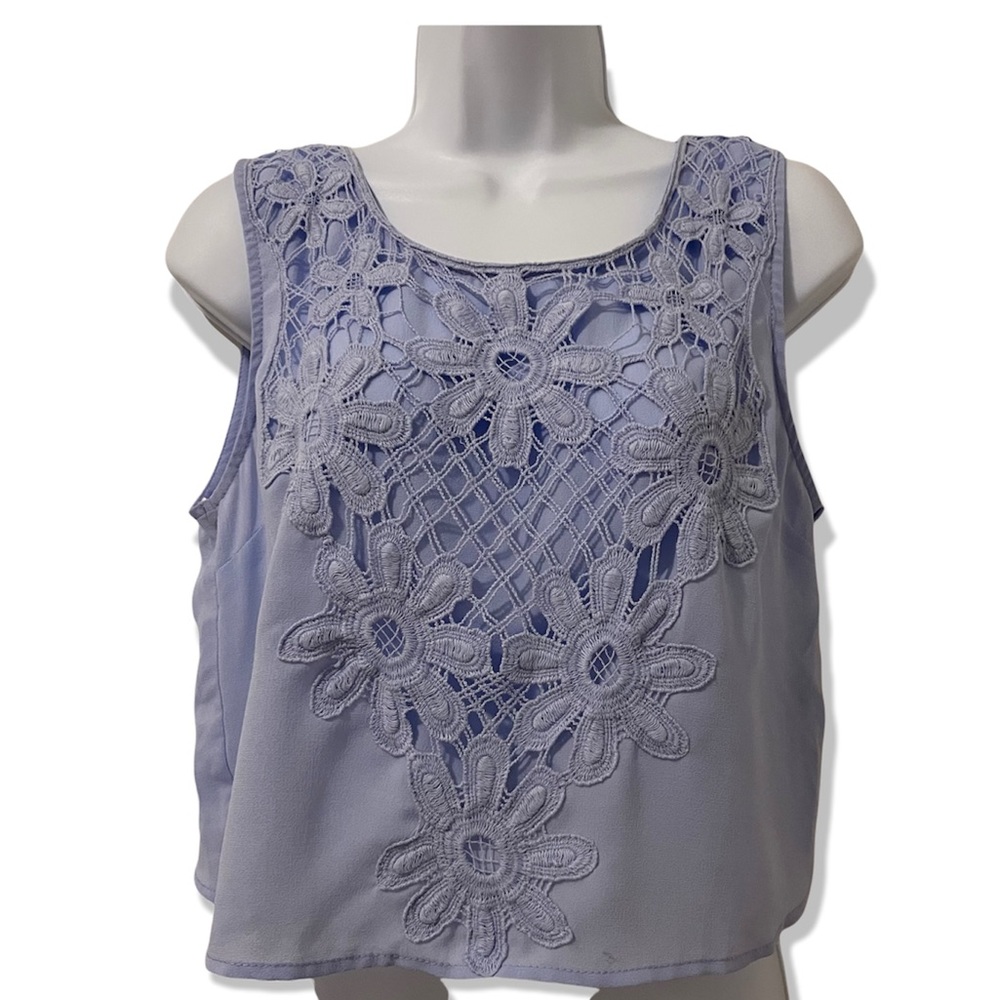 Embroidered Crop Top